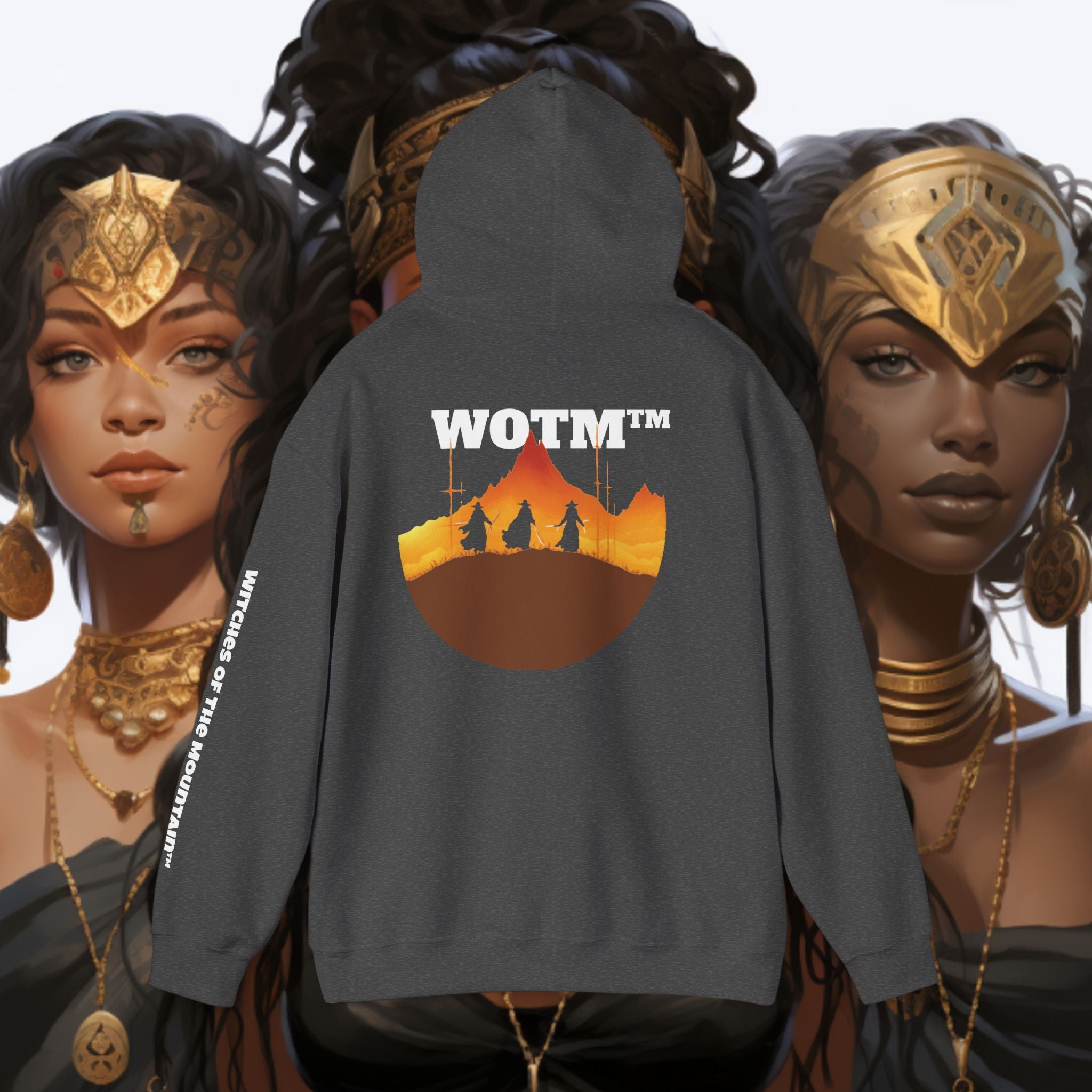 Witches of the Mountain Fire in the Mountains Hoodie — WOTM™ Witch/Sorcerer Hood