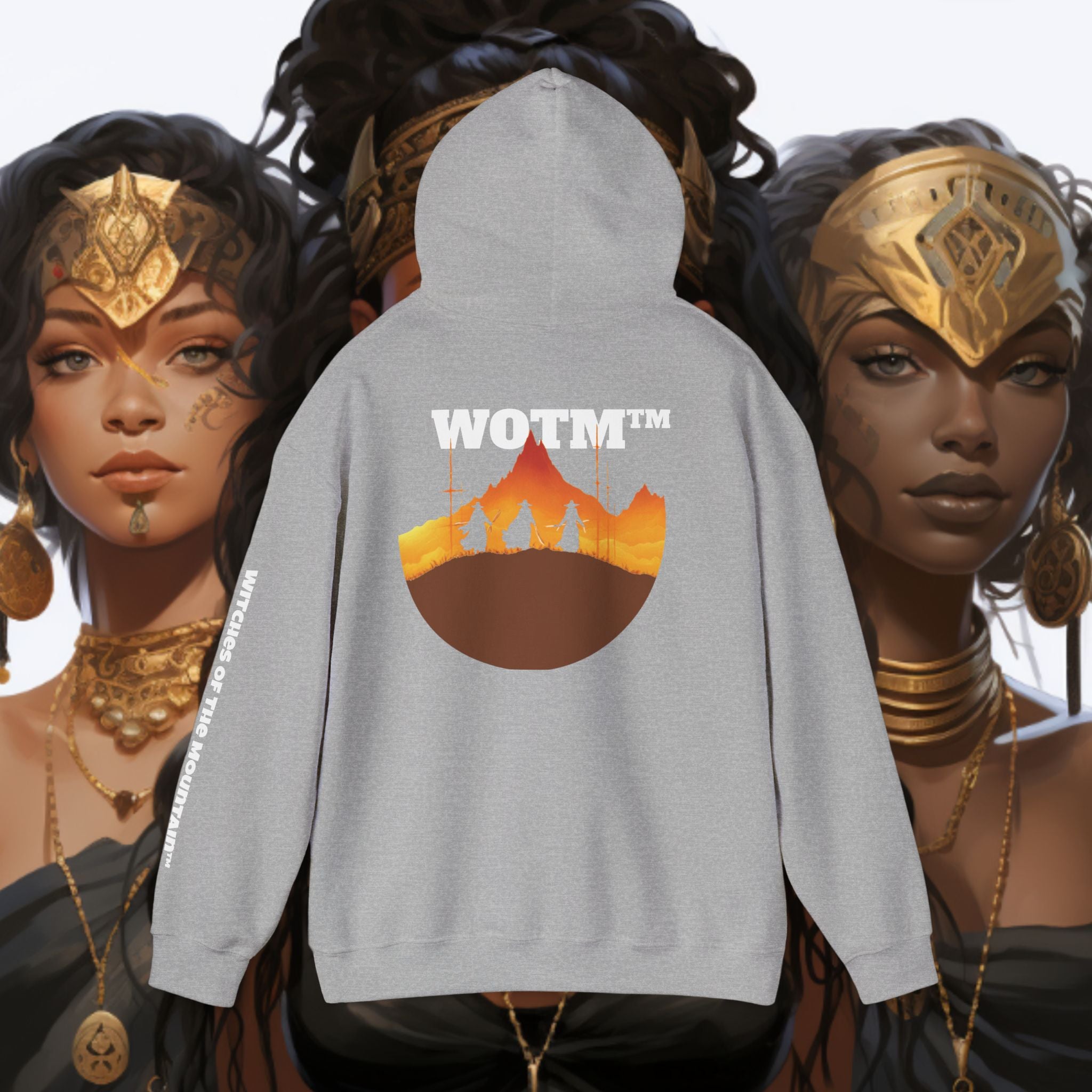 Witches of the Mountain Fire in the Mountains Hoodie — WOTM™ Witch/Sorcerer Hood