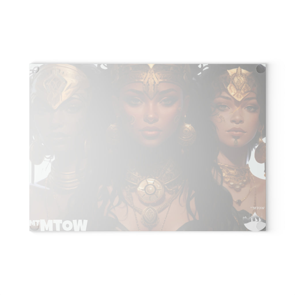 Witches of the Mountain™ Glass Cutting Board