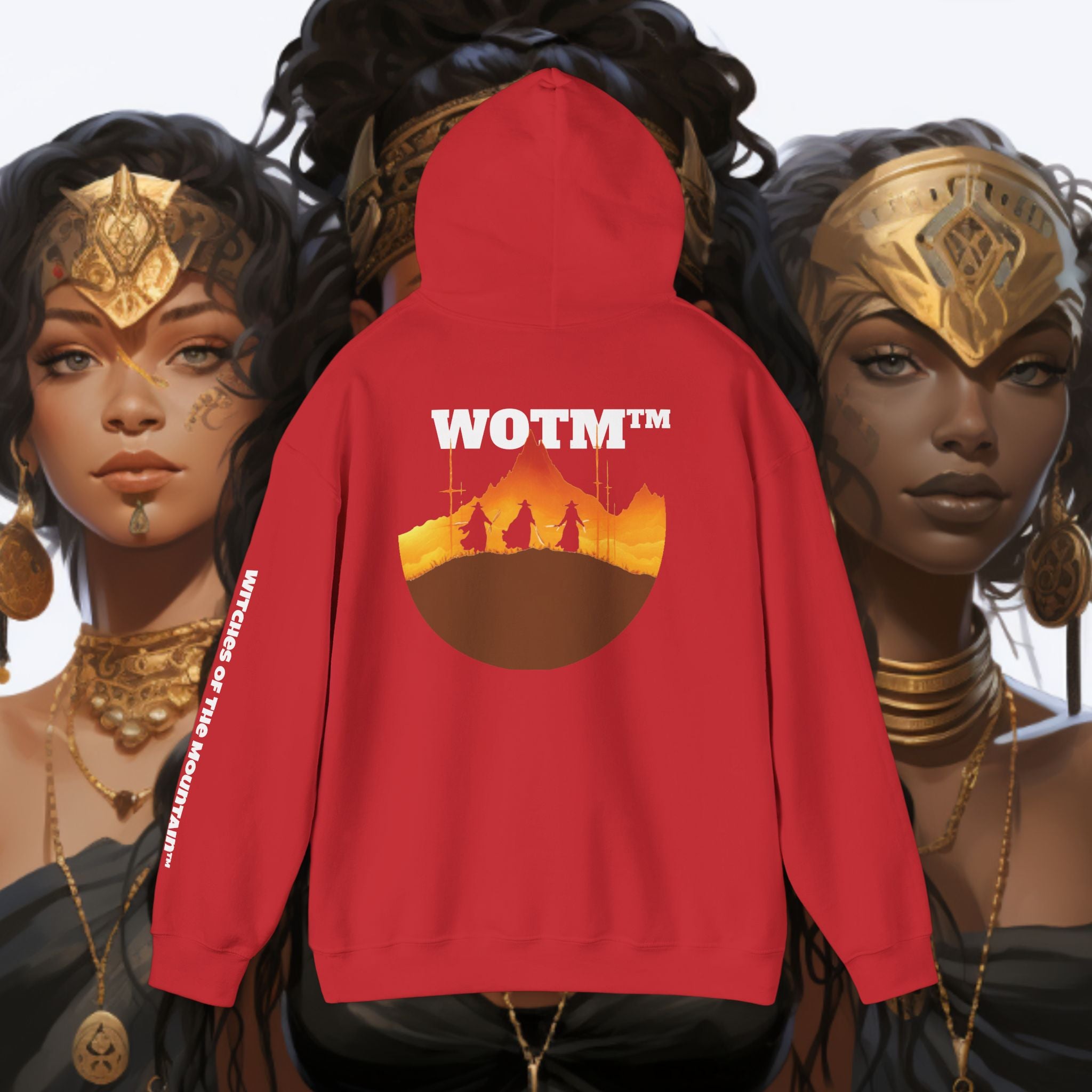 Witches of the Mountain Fire in the Mountains Hoodie — WOTM™ Witch/Sorcerer Hood
